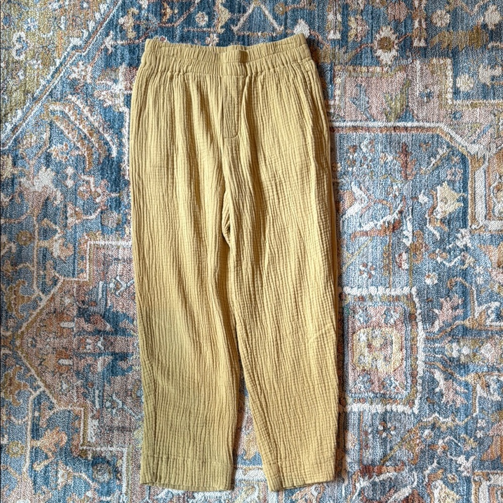Madewell yellow Relaxed Fit pants